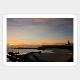 January sunrise at Cullercoats Bay (2) Sticker